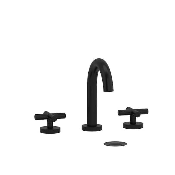 Riu 8 in. Widespread 2-Handle Bathroom Faucet in Black