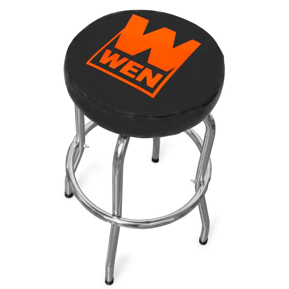 WEN 300 lbs. Capacity ChromePlated Shop Bar Stool GG7316 The Home Depot