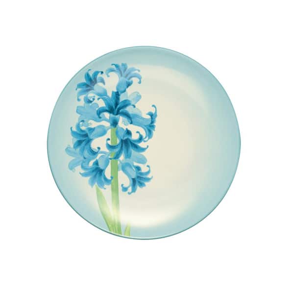 Noritake Colorwave Turquoise Stoneware Hyacinth Accent Plate 8-1/4 in.