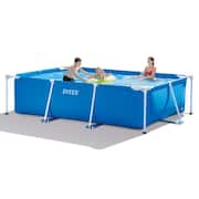 9.8 ft. x 29.5 in. Kids Rectangular Frame Outdoor Above Ground Swimming Pool