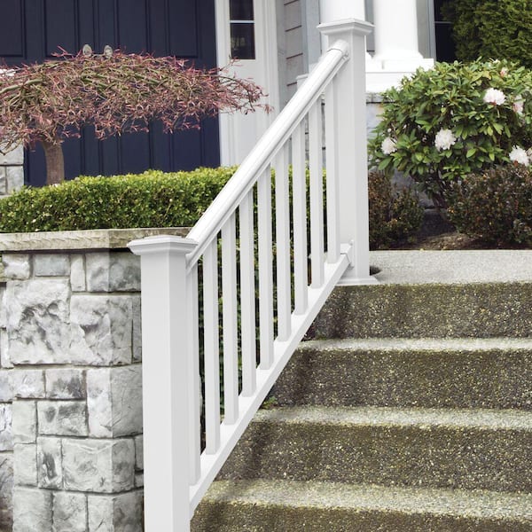 Veranda Traditional/Williamsburg White Stair Bracket Kit (4-Pack)