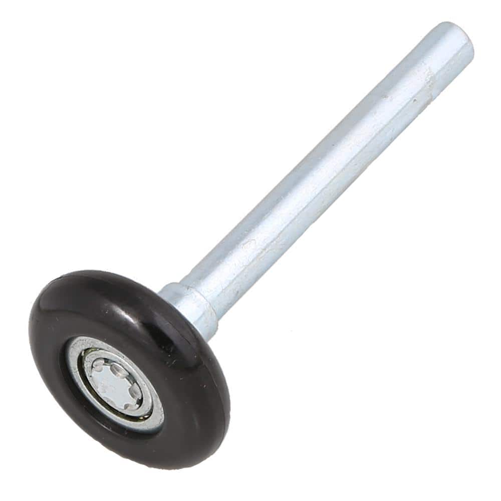 INCREWAY 10 stuks 5,1 cm deurwielen met 11 nylon kogels met 10,2 cm schacht, gegalvaniseerd oppervlak, voor elektrische rolluikdeur, industrieel magazijn