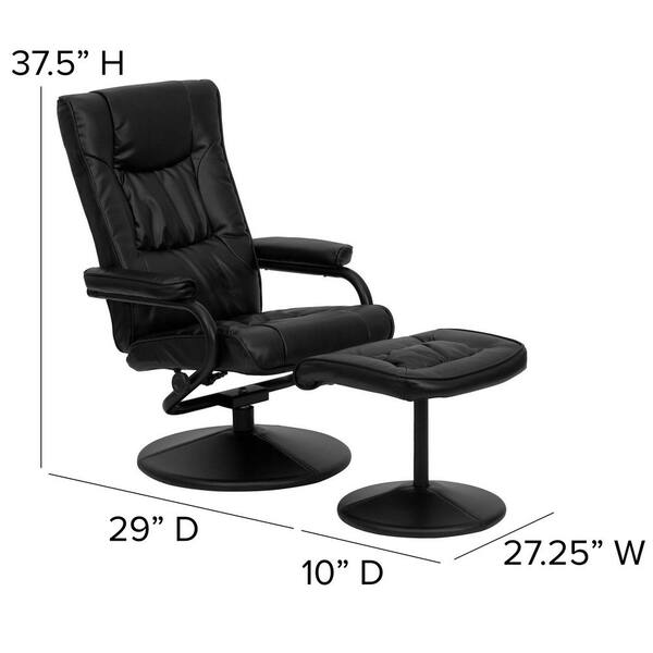thumbnail image 2 of Yoogu 2 Pack Of 25.5 Inch Heavy Duty Recliner Chair Sofa 2 of 14