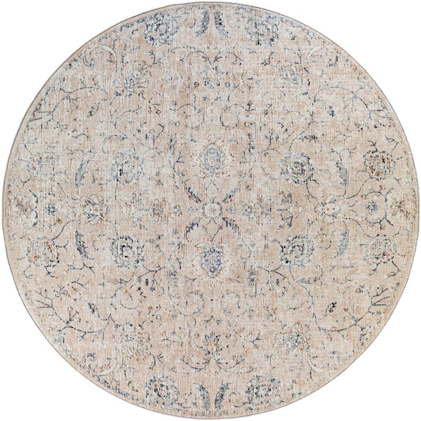 Artistic Weavers Helena Beige 8 ft. Round Indoor Area Rug