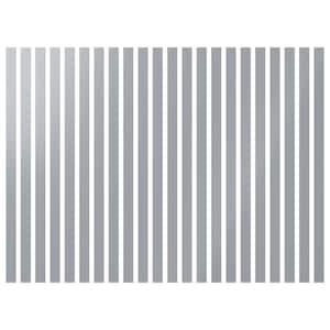 Adjustable Slat Wall 1/8 in. T x 2 ft. W x 4 ft. L Grey Acrylic Decorative Wall Paneling (22-Pack)