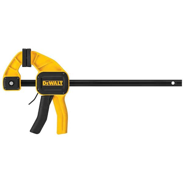 DEWALT 12 in. 300 lb. Trigger Clamp w/3.75 in. Throat Depth DWHT83193 - The Home  Depot