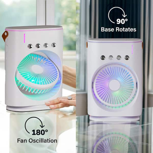 BULLSEYE Misting Fan 130 CFM 3 Speed Portable Evaporative Air