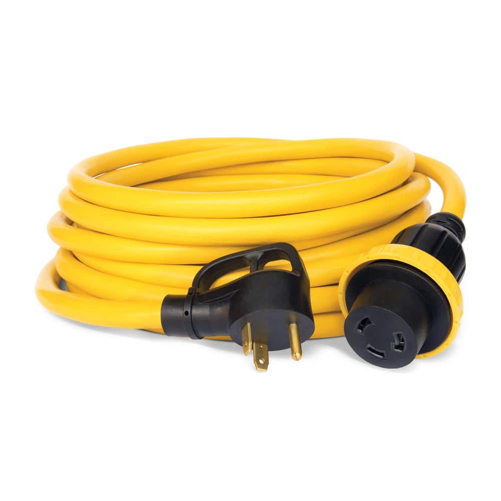 Firman Power Cord TT-30P to TT-30R 25ft Extension 10 AWG and Storage S