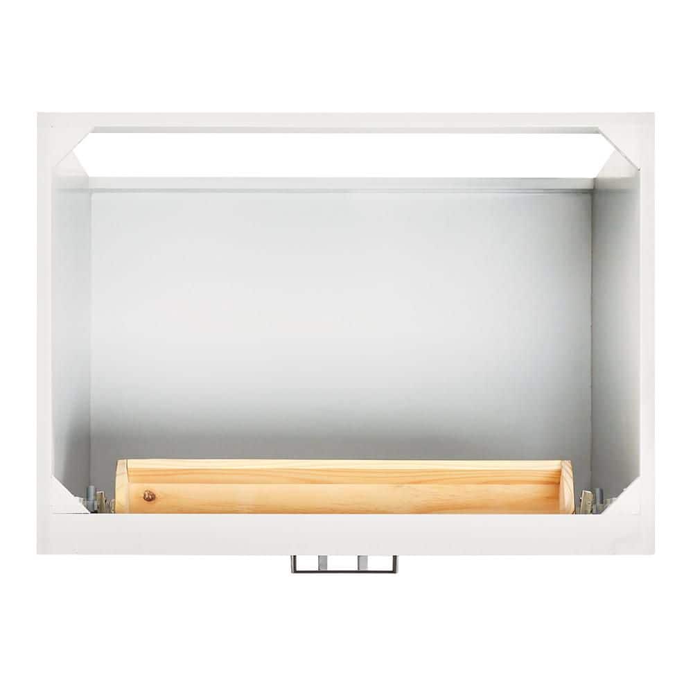 Hepburn 31" White Hardwood Freestanding Single Vanity Set