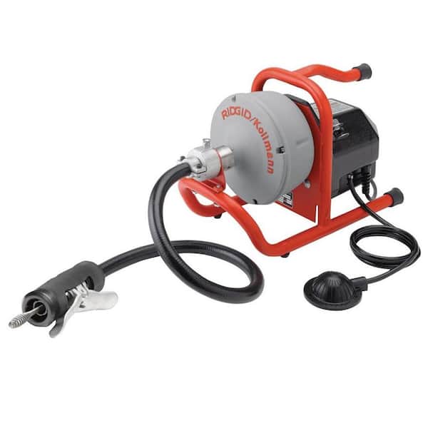 RIDGID K-40AF Drain Cleaning Autofeed Snake Auger Machine with C-13 5/16 in. Inner Core Speed Bump Cable