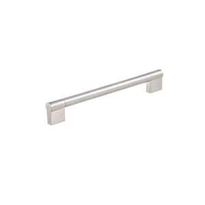 Avellino Collection 7 9/16 in. (192 mm) Brushed Nickel Modern Cabinet Bar Pull