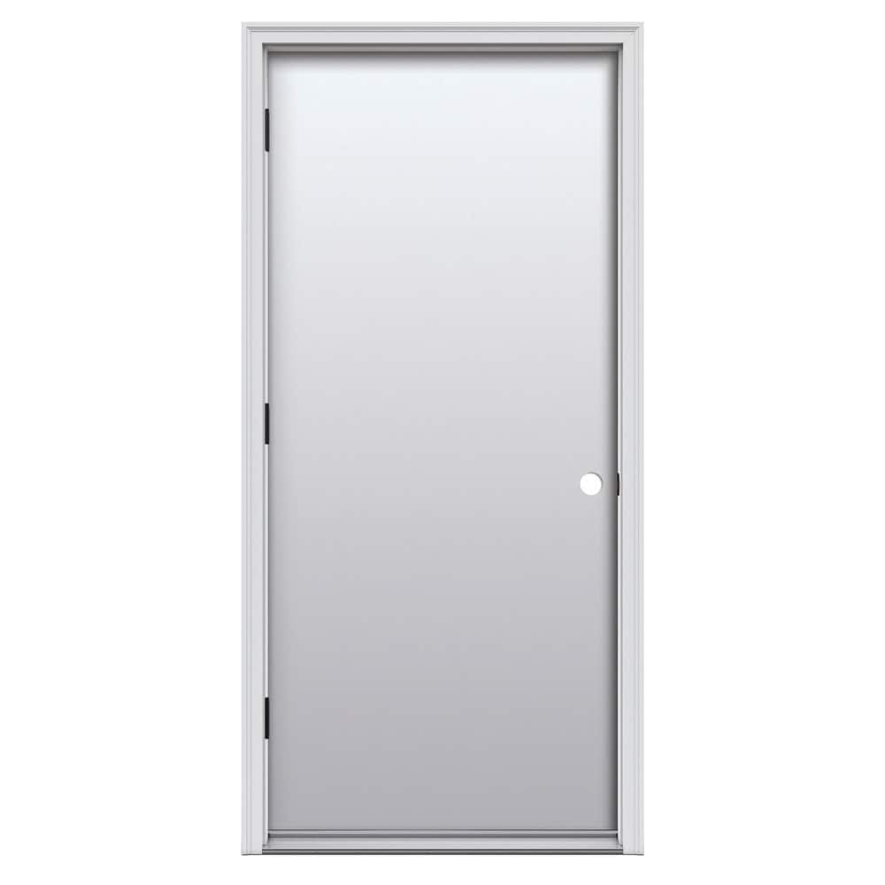 with:D　High-end-type フルプロテクトver　Rサイズ　8個 MMI DOOR 32 in. x 80 in. Right-Hand Outswing Flush Classic Primed