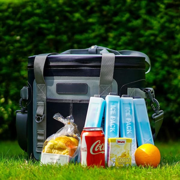 Reusable Long Lasting Freezer Ice Packs for Coolers, Lunch Bags