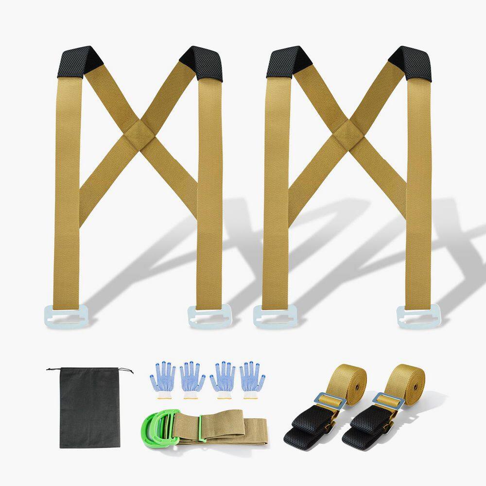 Moving Straps, 2-Person Lifting and Moving System with 2 Harness Straps, 2 Load-bearing Straps & 1 Handheld Strap price history on PriceWatchPro