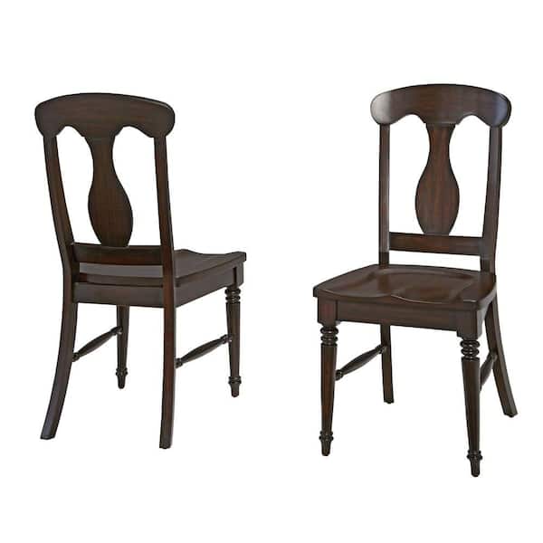 Home Styles Bermuda Espresso Wood Dining Chair (Set of 2)