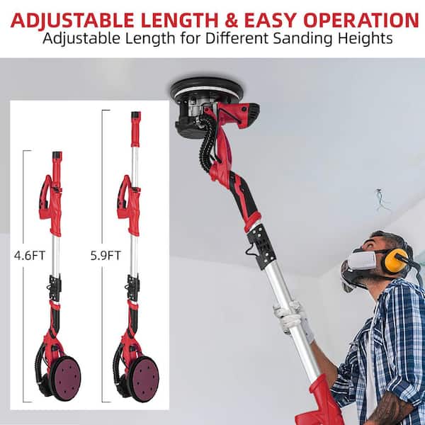 maocao hoom 1/4 in. x 0.8 ft. x 5.8 ft.Electric Drywall Sander