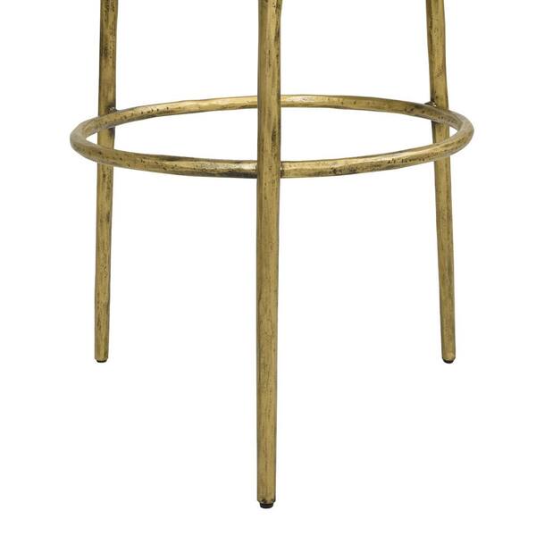 Jennifer Taylor Aerin 30 in. Hammered Brass Backless Round Bar