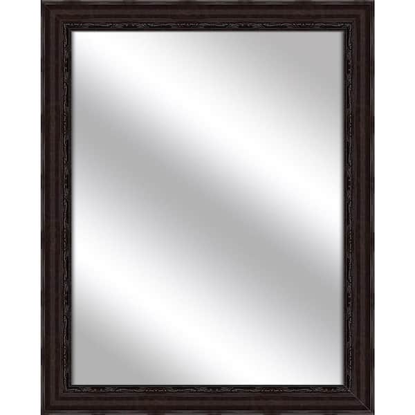 PTM Images Medium Rectangle Dark Bronze Art Deco Mirror (32.375 in. H x 26.375 in. W)