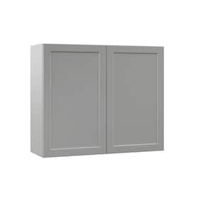 Designer Series Melvern Assembled 36x30x12 in. Wall Kitchen Cabinet in Heron Gray