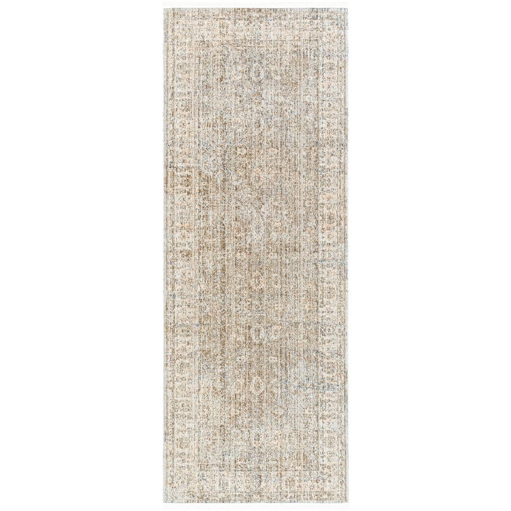 Becki Owens Margaret Gray Damask 3 ft. x 7 ft. Machine-Washable Indoor/Outdoor Area Rug price history on PriceWatchPro