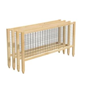 CritterGuard 45 in. L Cedar Garden Fence (4-Pack)