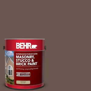 1 gal. #PPU5-02 Aging Barrel Satin Interior/Exterior Masonry, Stucco and Brick Paint