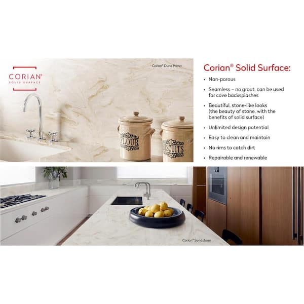 Solid Surface Countertop Sample, What Is The Best Cleaner For Solid Surface Countertops