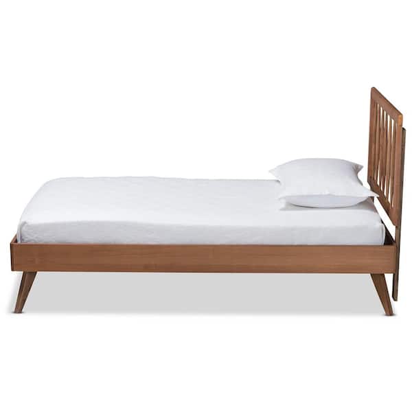 Toru Ash Walnut Twin Platform Bed
