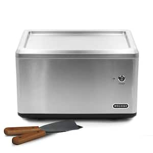 Whynter 2.1 qt. Stainless Steel Electric Ice Cream Maker with Built-in  Timer and Ice Cream Scoop ICM-220SSY - The Home Depot