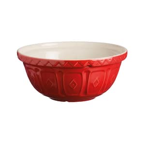 S12 Red 11.75 in. x 5.5 in. Mixing Bowl