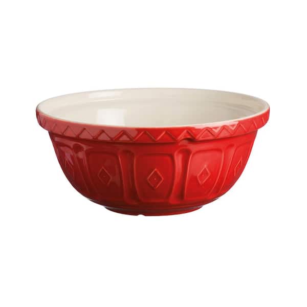 Mason Cash S12 Red 11.75 in. x 5.5 in. Mixing Bowl
