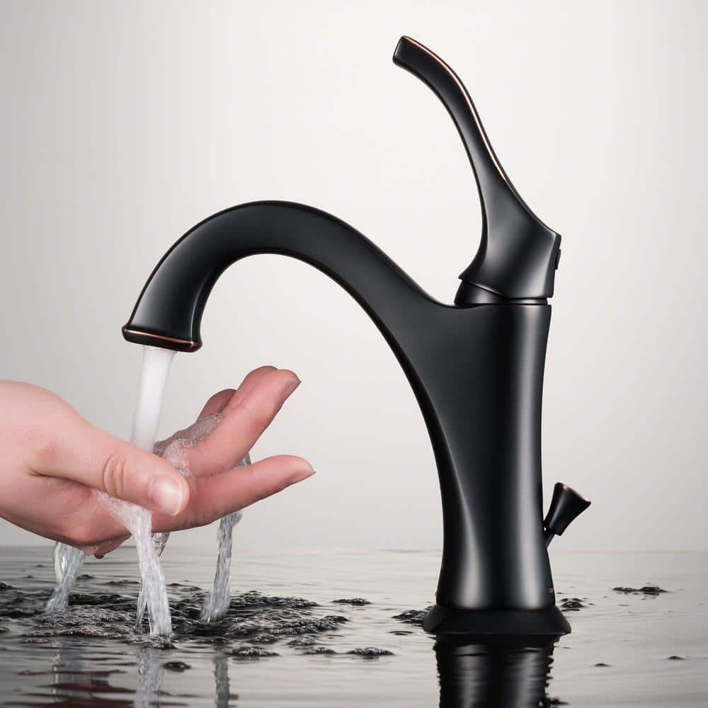 Arlo Oil Rubbed Bronze Single Handle Bathroom Faucet