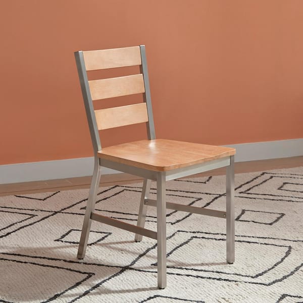Sheffield Natural Whitewashed 7-Piece Dining Set