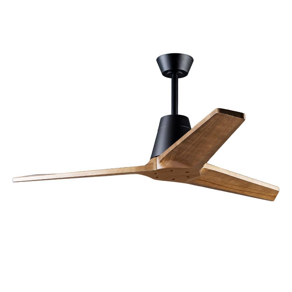52 in. Indoor/Outdoor Black Oak Farmhouse Downrod Ceiling Fan with Solid Wood Blades price history on PriceWatchPro