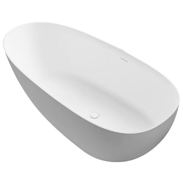 Xspracer Moray 67 in. x 32 in. Solid Surface Stone Resin Flat