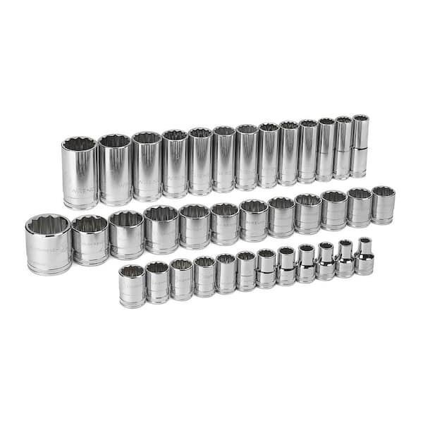 3/8 Dr. 7 Piece 8 Point Standard SAE Double Square Socket Set – Gray Tools  Online Store
