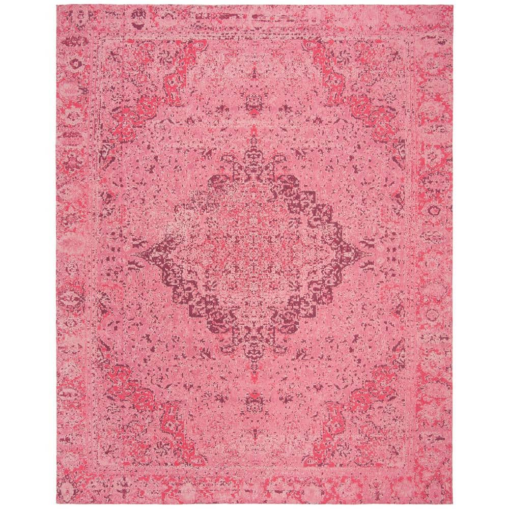 SAFAVIEH Classic Vintage Fuchsia 8 ft. x 10 ft. Floral Area Rug CLV110R8 The Home Depot