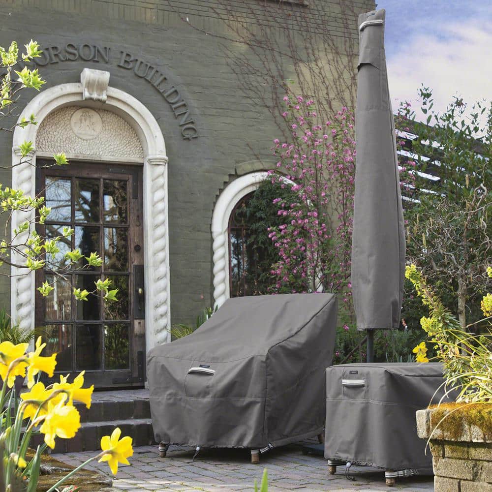 Gray Fade-Proof Outdoor Rectangle Furniture Cover