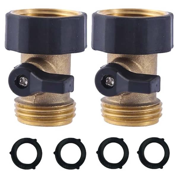 3/4" Garden Hose Shut Off Valve 2-Pack