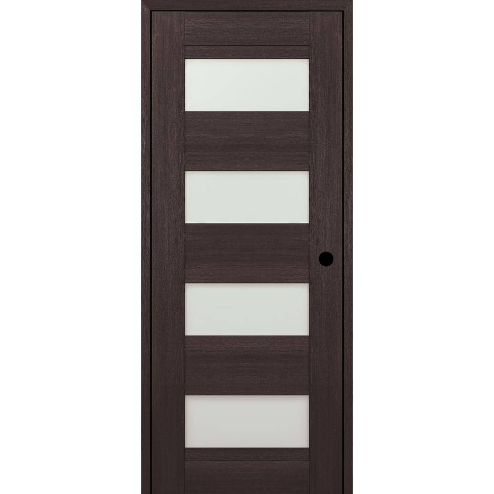 "36"" x 96"" Vona 07-08 Left-Hand 4-Lite Frosted Glass Veralinga Oak Composite DIY-Friendly Single Prehung Interior Door" price history on PriceWatchPro