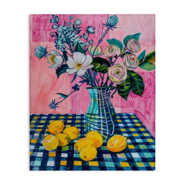 Stupell Industries Summer Table Bouquet by LSR Design Studio Unframed Nature Graphic Art Print 30 in. x 24 in.