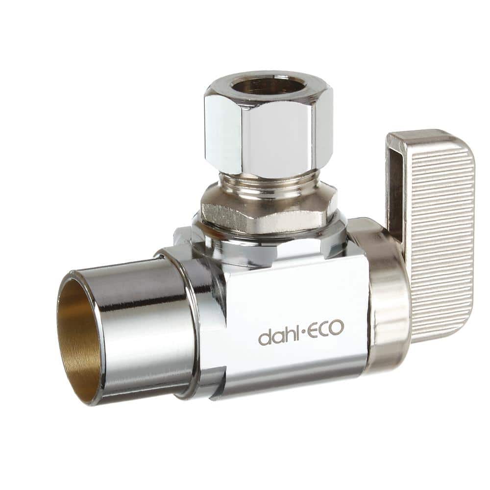 1/2 in. Sweat Inlet x 3/8 in. Compression Outlet 1/4-Turn Angle Stop price history on PriceWatchPro
