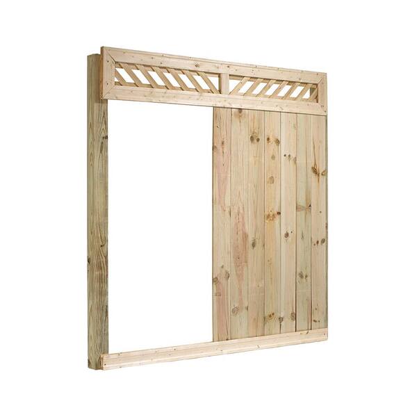 Outdoor Essentials 1 in. x 6 in. x 5 ft. Tongue-and-Groove Pine Flat Top Fence Picket (4-Pack)