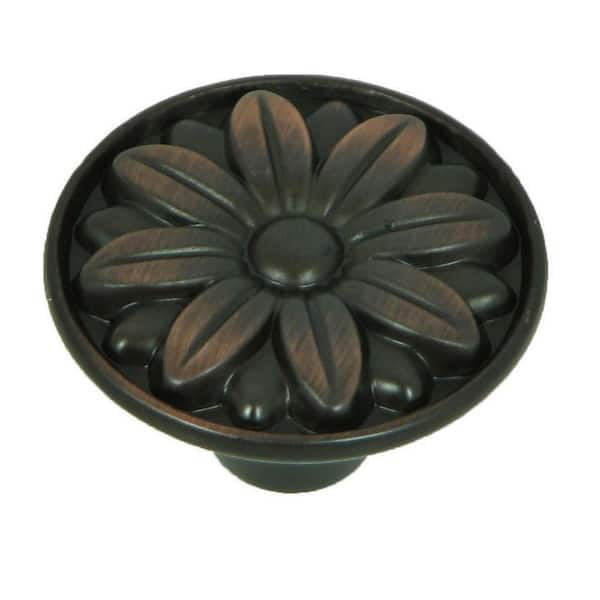 Stone Mill Hardware Mayflower 1-1/4 in. Oil Rubbed Bronze Round Cabinet Knob (10-Pack)