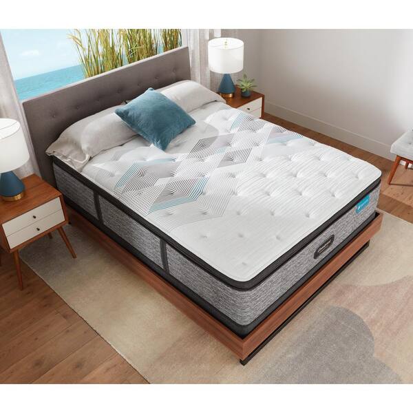 Beautyrest Harmony Lux HLC-1000 15.75 in. Medium Hybrid Pillow Top Queen Mattress with 6 in. Box Spring Set