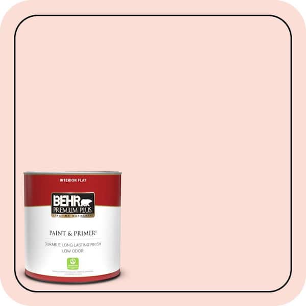 BEHR PREMIUM PLUS 1 qt. #200C-2 Botticelli Angel Flat Low Odor Interior Paint & Primer