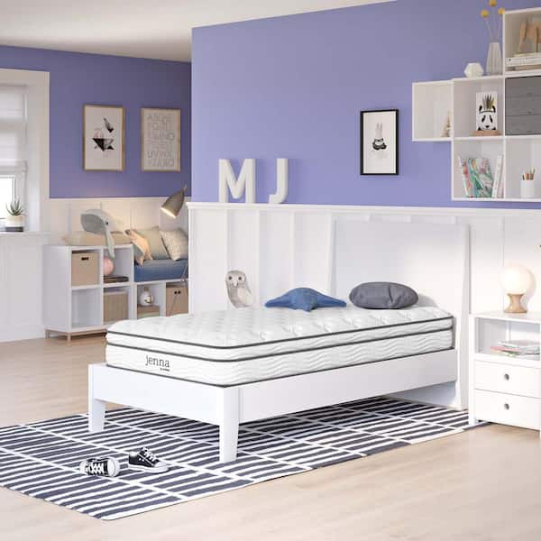 Jenna 8in. Medium Innerspring Pillow Top Twin Mattress