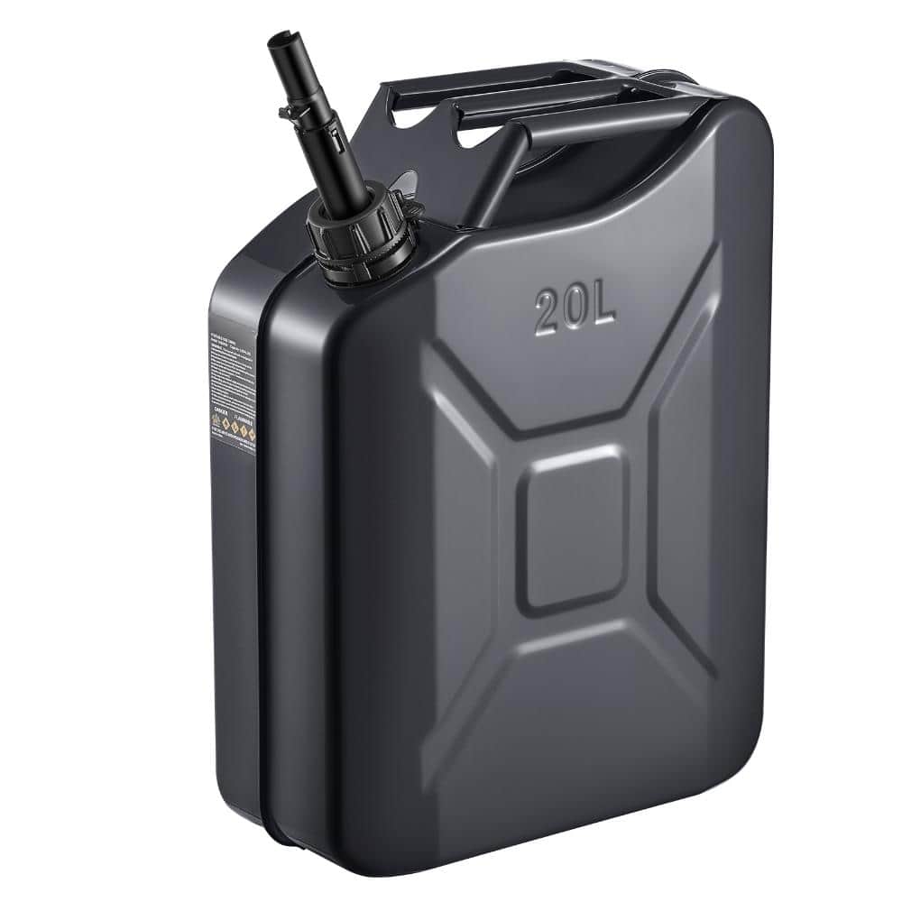 Metal Fuel Container 5.3 Gallon Steel Can with Spout, 6 L/min Flow, Leakproof Gas Can, Black price history on PriceWatchPro