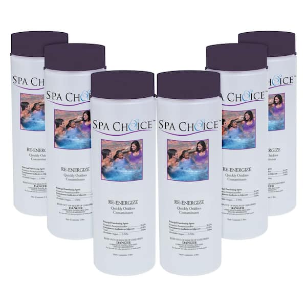 Spa Choice Spa and Hot Tub 2 lb. Re-Energize Non-Chlorine Shock (6-Pack)