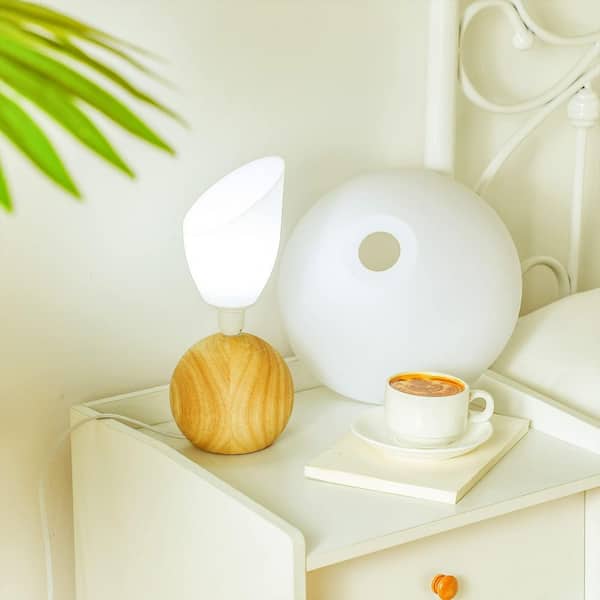 4.72 in. White Clip on Plastic Bowl/Horseshoe Lamp Shade with Torchiere Fitter Replacement, Fits 1.65 in. 4 Piece